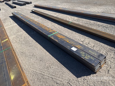 Quantity of (8) 2025 Kit Containers 18 ft 2 in x 6 in O.D. Rectangle الأنابيب