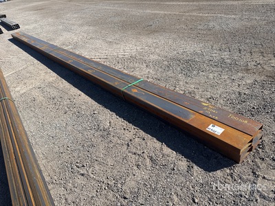 Quantity of (6) 2025 Kit Containers 25 ft 2 in x 6 in O.D. Rectangle الأنابيب