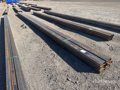 Quantity of (6) 2025 Kit Containers 26 ft 2 in x 6 in O.D. Rectangle الأنابيب