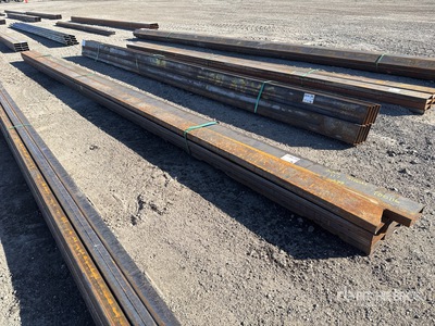 Quantity of (6) 2025 Kit Containers 24 ft 2 In. x 6 In. O.D. Rectangle الأنابيب