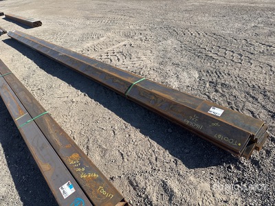 Quantity of (8) 2025 Kit Containers 25 ft 2 In. x 6 In. O.D. Rectangle الأنابيب