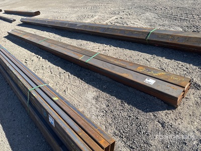 Quantity of (6) 2025 Kit Containers 19 ft 2 In. x 6 In. O.D. Rectangle Tubes