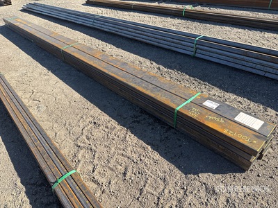 Quantity of (8) 2025 Kit Containers 21 ft 2 in x 6 in O.D. Rectangle الأنابيب