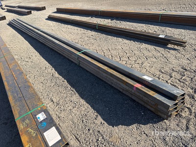 Quantity of (8) 2025 Kit Containers 29 ft 2 in x 6 in O.D. Rectangle الأنابيب