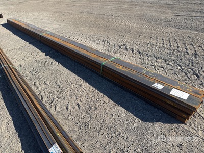 Quantity of (8) 2025 Kit Containers 25 ft 2 in x 6 in O.D. Rectangle الأنابيب