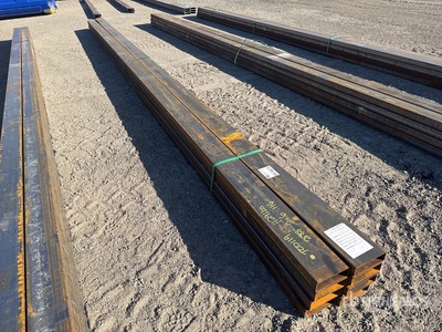 Quantity of (8) 2025 Kit Containers 24 ft 2 in x 6 in O.D. Rectangle الأنابيب