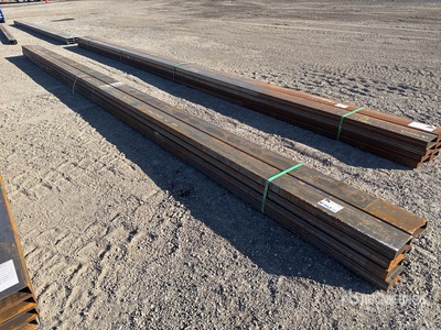 Quantity of (8) 2025 Kit Containers 25 ft 2 in x 6 in O.D. Rectangle الأنابيب