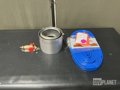 (1) Axial Fan Housing, (1) Hose Assembly, (1) Gate Valve & Assorted Items