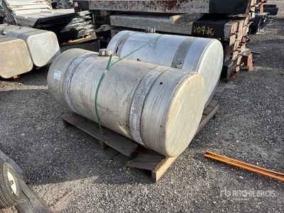 Quantity of (2) 80 gal Aluminum Diesel Benzinetank