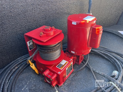 Thern 5124GAL Portable Davit Crane