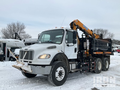 2016 EFFER 175/2S 6600 lb Knuckle Boom on 2017 Freightliner M2106 6x4 Knuckle boom; dump bed Boom Truck