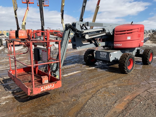 2017 (unverified) Skyjack SJ46AJ 4WD Diesel Articulating Boom Lift