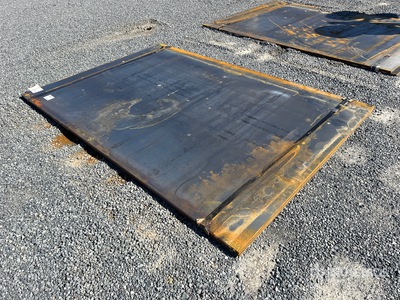 Quantity of (2) 2025 Kit Containers 3 ft x 9 ft (0.62 in Thick) Road Stahlplatten