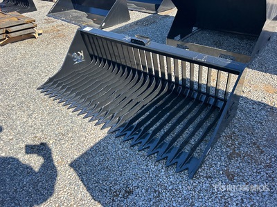 2025 Kit Containers QT-SB-H72-F 72 in Skeleton Skid Steer Bucket (Unused)