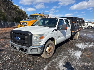 2011 Ford F-350 4x2 Crew Cab Flatbed Truck (Inoperable)