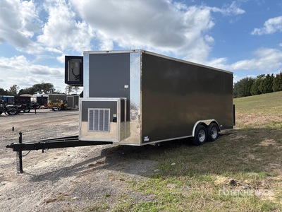 2025 Empire Cargo 20 ft T/A Food Concession Trailer