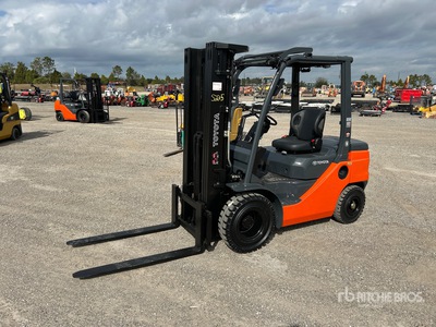 2021 Toyota 8FDU25 4500 lb Cushion Tire Forklift