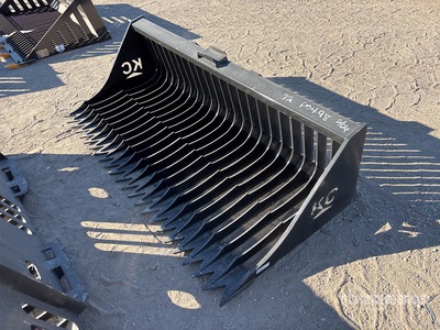 2025 Kit Containers QT-SB-H72-F 72 in Skeleton Skid Steer Bucket (Unused)