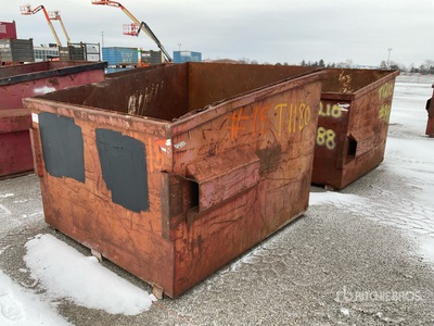 Quantity of (2) Front End Loader Waste Container