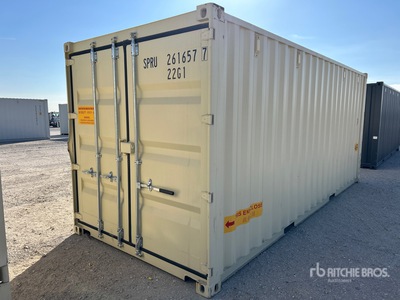 20 ft Standard Double Door Contenedor de almacenamiento (Unused)