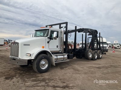 2019 Kenworth T800 8x4 Self-Loading Tri/A Knuckleboom Houtvrachtwagen