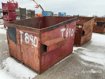 Quantity of (2) Front End Loader Waste Container
