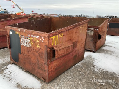 Quantity of (2) Front End Loader Waste Container