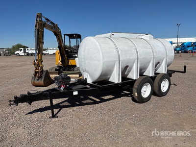 1000 gal T/A Wassertank-Anhänger