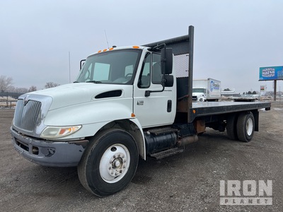 2007 International 4300 4x2 Flatbed Dump Truck