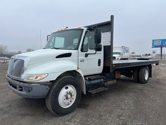 2007 International 4300 4x2 Flatbed Dump Truck
