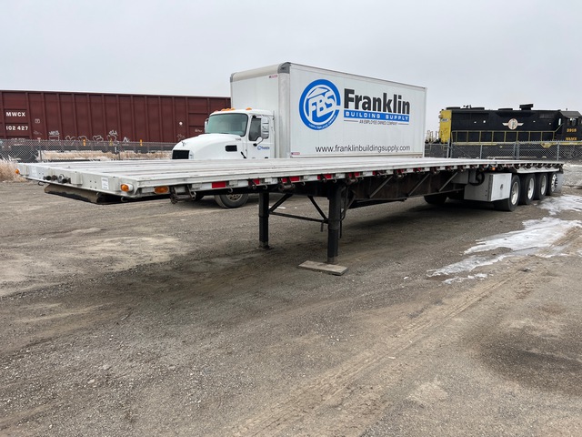 2004 Western Elite 53 ft Quad/A Flatbed Trailer