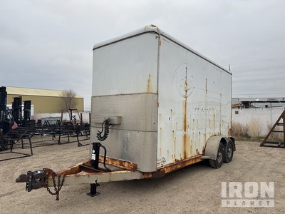 2017 C&B 16 ft T/A Enclosed Trailer
