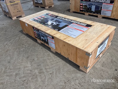 StanForge MS1320B 13 ft x 20 ft Metal Garage Shed Divers - Structure portative (Unused)