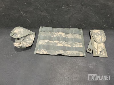 (60) Hand Grenade Pouches, (13) M4 Three Mag Pouches & Assorted Items