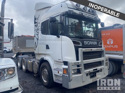 2018 Scania R730 6x4 Sleeper Prime Mover (Inoperable)