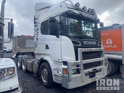 2018 Scania R730 6x4 T/A Sleeper Truck Tractor (Inoperable)