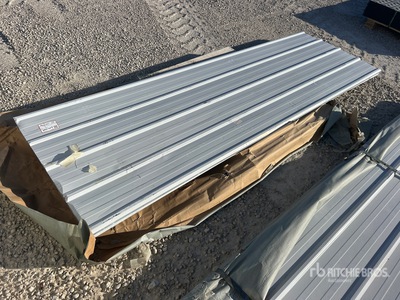 Quantity of 2026 SKLP SK-XH50 118 in x 37 in Corrugated Tin Siding (Unused)