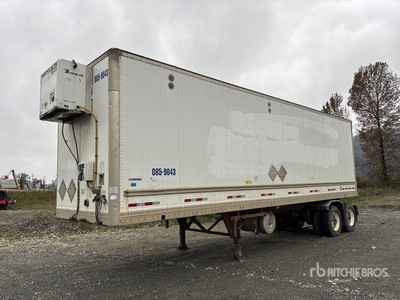 2015 Manac 32 ft x 102 in Sliding T/A Heated Van Trailer