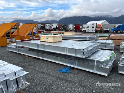 2026 BLUESEA 50 ft x 100 ft High Strength Steel Framed Storage Building (Unused)