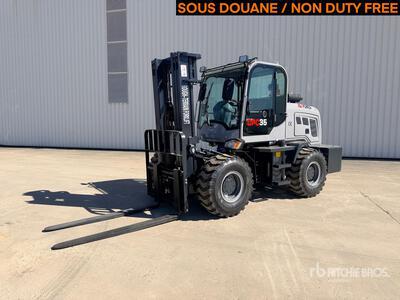 JQ POWER CPC35 3500 kg 4x4 Four Wheel Drive Cross Country Rough Terrain Forklift (Unused)