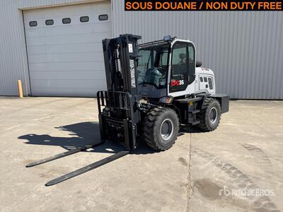 JQ POWER CPC35 3500 kg 4x4 Four Wheel Drive Cross Country Rough Terrain Forklift (Unused)