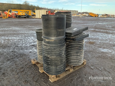 Quantity of (4) Manhole Lids Divers