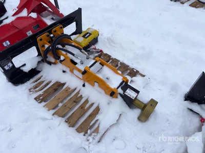 2026 GIYI GY-D680 Skid Steer Post Driver (Unused)