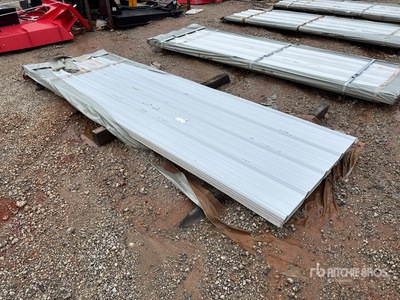 Quantity of (100) 2026 SKLP 10 ft Galvalume Steel Panel (Unused)