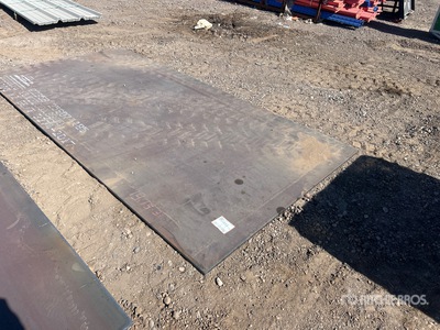 2026 SKLP 5 ft x 10 ft (.75 in Thick) Stalen platen (Unused)