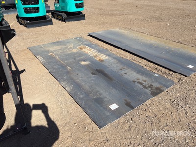 2026 SKLP 5 ft x 10 ft (.4 in Thick) ألواح الصلب (Unused)