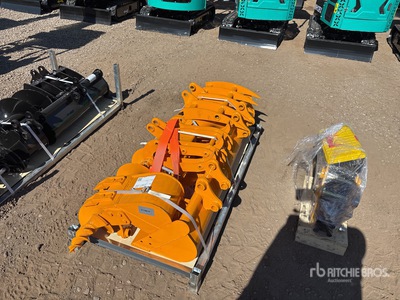 Quantity of (8) 2026 GIYI Cat 301 VCA-8 Mini Excavator Attachments Varios, accesorio para excavadora - Fits Cat 301 (Unused)