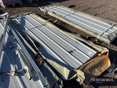 Quantity of (100) 2026 SKLP SKL100 Galvalume Steel Siding Roofing حديد للانشاء (Unused)