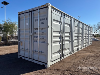 2025 40 ft High Cube Multi-Door Storage Container