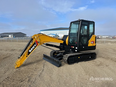 2025 Sany SY55U Tracked Excavator (Unused)